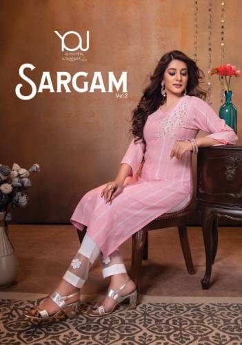 Sargam Vol 2 By Wanna Fancy Wear Kurti With Pant Collection